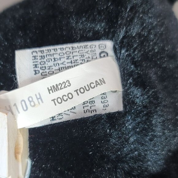 Webkinz Toco Toucan Plush Black Orange Bird No Code Beans In Tush Ganz HM223 - Picture 9 of 10